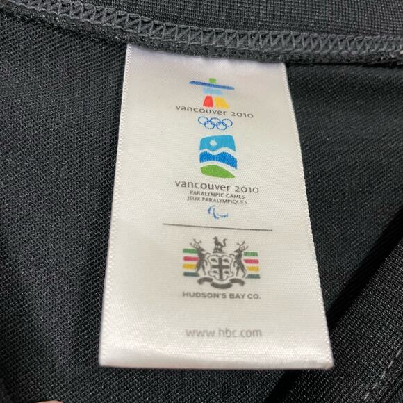 Vancouver Olympics 2010 Hudsons Bay Co Men’s Black Long Sleeve Tee - Size Medium - Picture 6 of 8